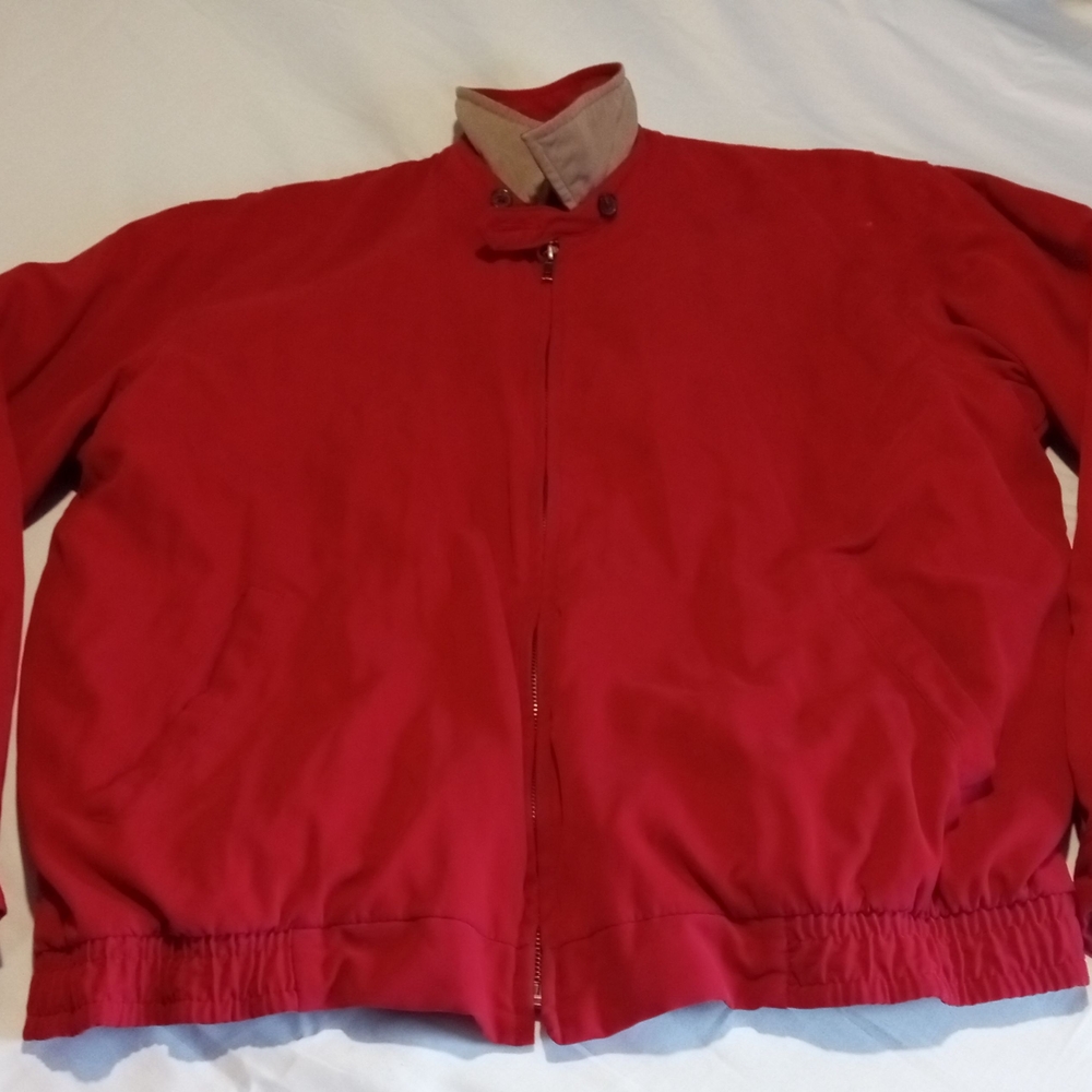 Men's Stylish Red Windbreaker